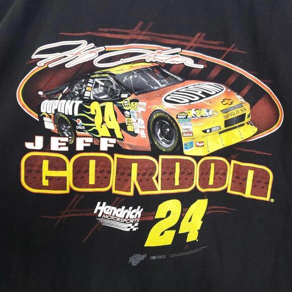 Vintage Jeff Gordon Shirt Mens XL Graphic Tee Winners Circle NASCAR 2000s Y2K - Picture 2 of 8